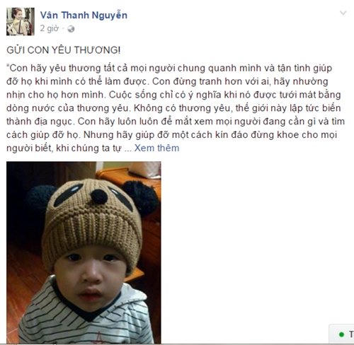 Chia sẻ của Vân Hugo gây xôn xao cộng đồng mạng