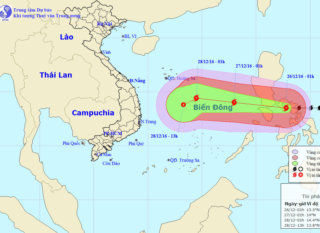 Đêm nay miền Bắc mưa rét, biển Đông khả năng bão đổ bộ