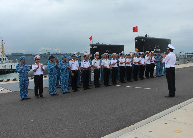 Hình ảnh ấn tượng về tàu ngầm lớp kilo mới của Hải quân Việt Nam