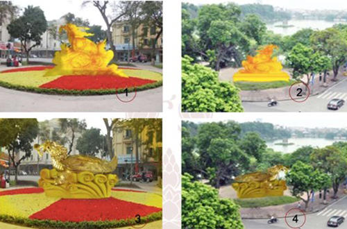 Đề xuất đúc tượng rùa 10 tấn bên Hồ Gươm