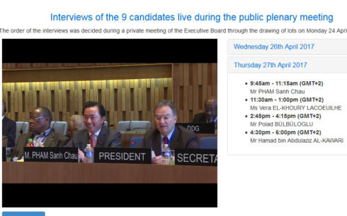 Ứng viên Việt Nam nhiều triển vọng giành vị trí Tổng Giám đốc UNESCO