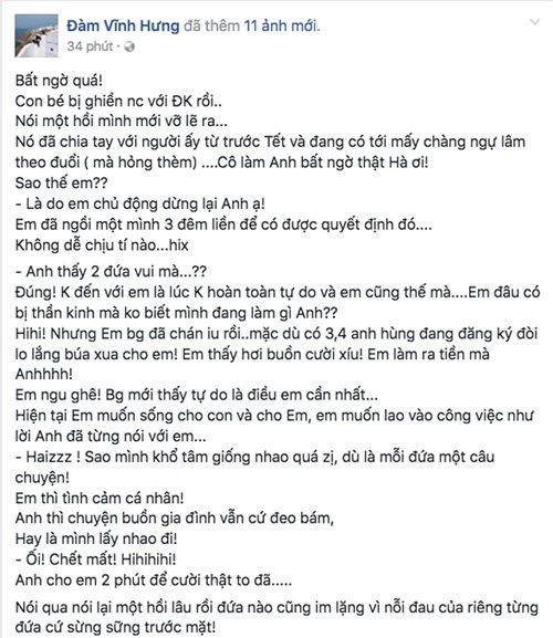 Hà Hồ bất ngờ chia sẻ chuyện tình yêu với Mr Đàm