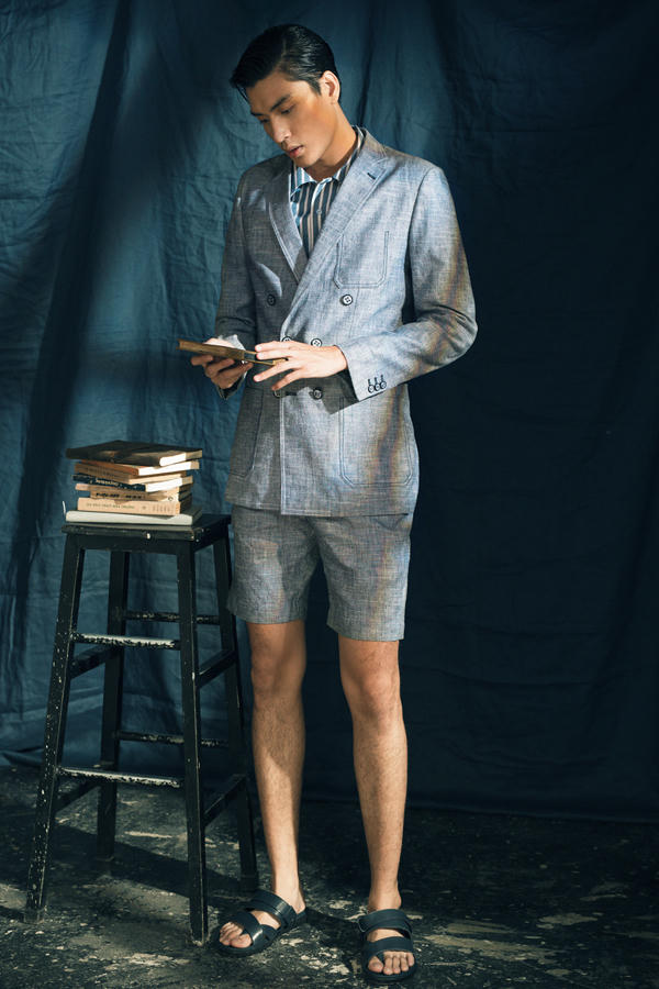 Trang phục linen tôn nét thanh lịch cho nam giới