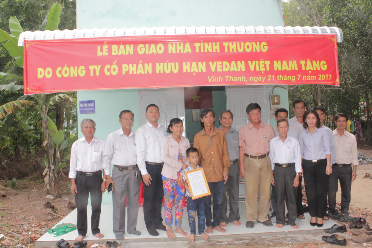 Vedan Việt Nam giúp nhiều hộ nghèo ở Đồng Nai xây được nhà