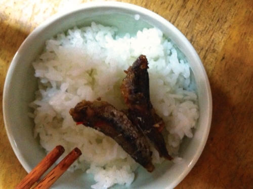 Ăn cơm trắng vì không dám đụng vào thức ăn mẹ chồng chế biến