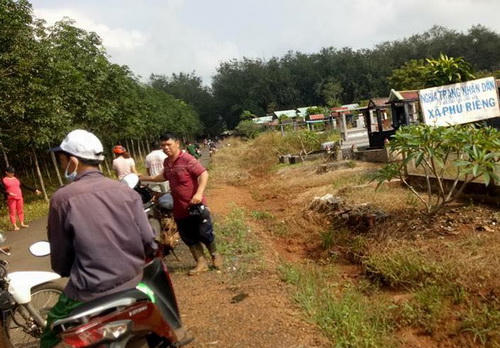 Nơi ông Sang đốt xác vợ nhằm phi tang. Ảnh: Phước Tuấn