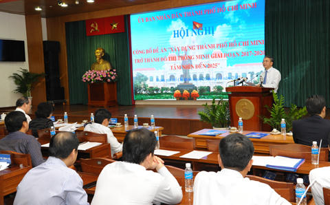 Công bố Đề án Xây dựng TP HCM thành đô thị thông minh