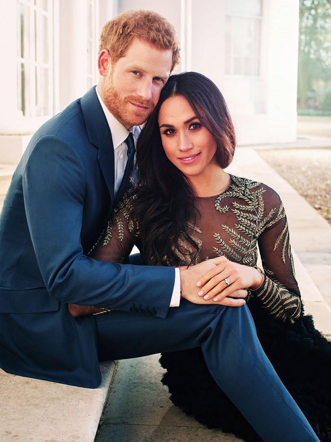 Hoàng tử Anh Harry và diễn viên Meghan Markle công bố ảnh đính hôn