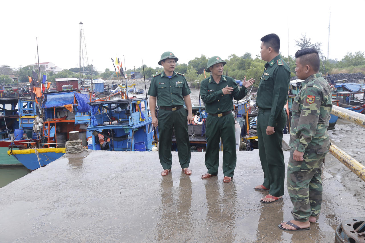 Bộ đội biên phòng TP HCM tự tin ứng phó với bão Tembin