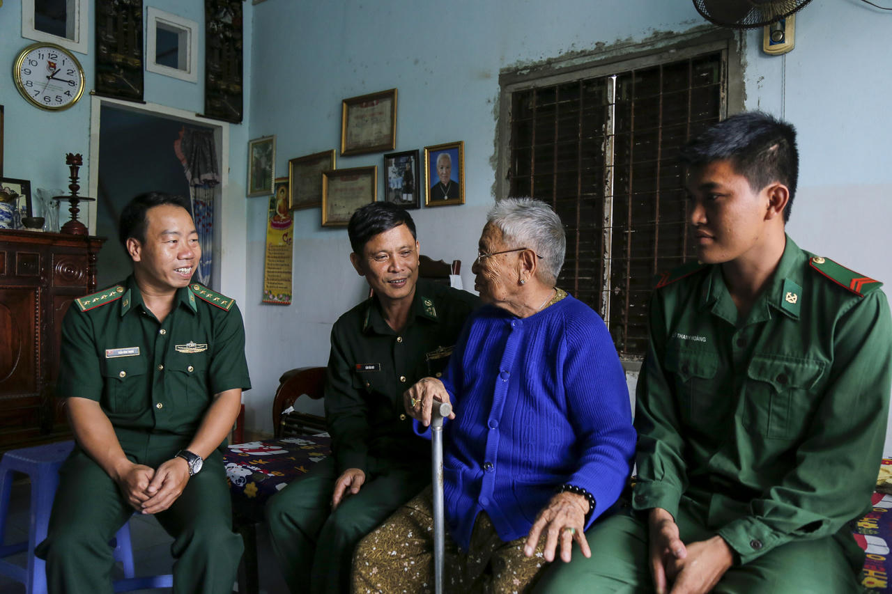 Bộ đội biên phòng TP HCM tự tin ứng phó với bão Tembin