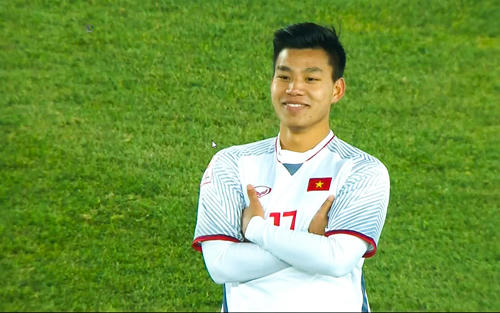 Pha ăn mừng ấn tượng của Văn Thanh.