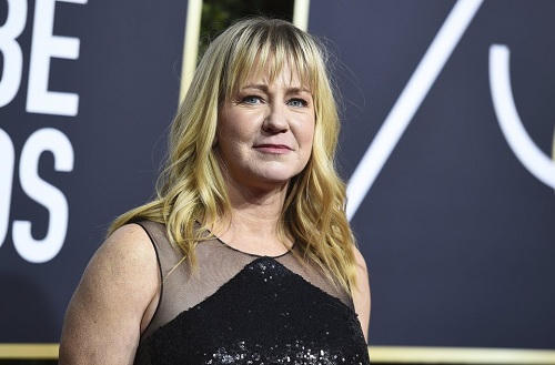 Tonya Harding đến dự lễ trao giải Quả Cầu Vàng 2018.