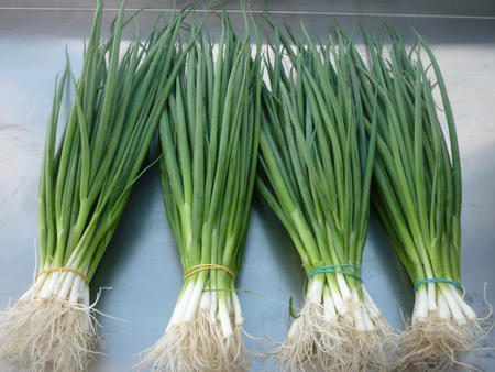 Vợ dặn anh Trung đi mua hành củ về để muối, anh lại mua nhầm hành lá. Ảnh mang tính minh họa.