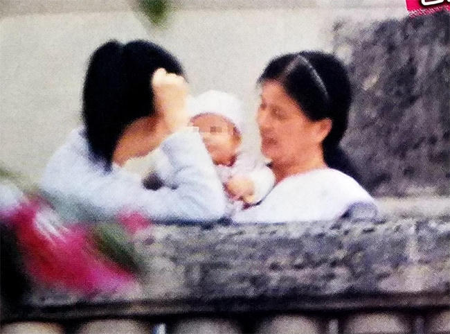 Con gái Quách Phú Thành lầnđầu lộ diện hồi cuối năm ngoái.