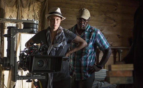 Nhà quay phim nữ trên phim trường Mudbound.