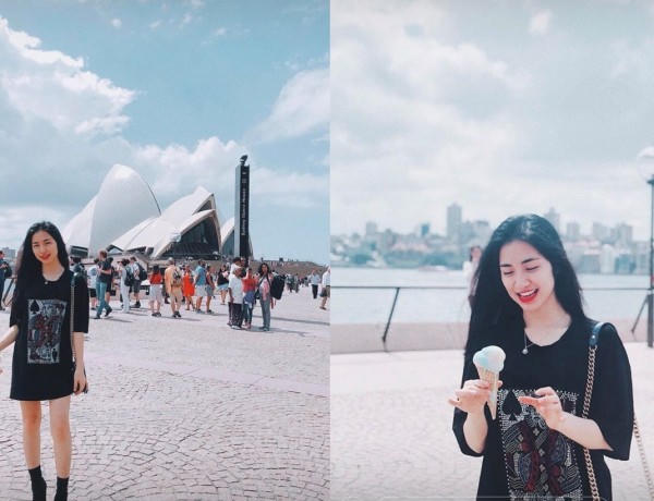 Đang lưu diễn ở Úc, nữ ca sĩ vẫn không quên động viên bạn trai trước dư luận