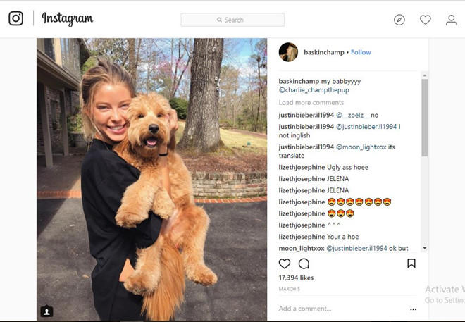 Chân dung cô gái tóc vàng được cho là tình mới của Justin Bieber