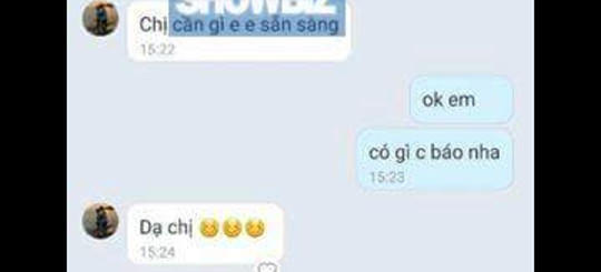 Sau Andrea, Dang Thu Thao bi lo tin nhan moi 'di khach' gia 12.000 USD hinh anh 2