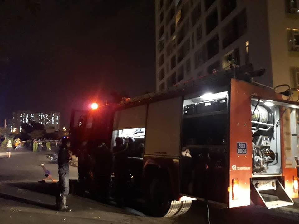 cháy,cháy lớn,cháy chung cư,sài gòn