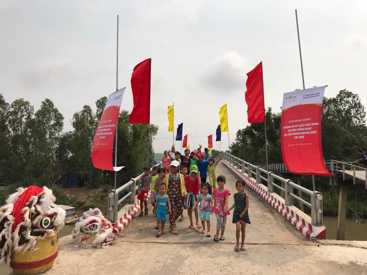 Khánh thành 7 cầu dân sinh mới tại huyện Hồng Ngự, tỉnh Đồng Tháp