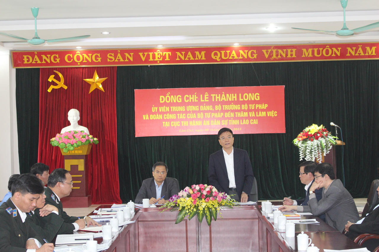 Bộ trưởng Lê Thành Long bắt đầu chuyến công tác tại 3 tỉnh Tây Bắc