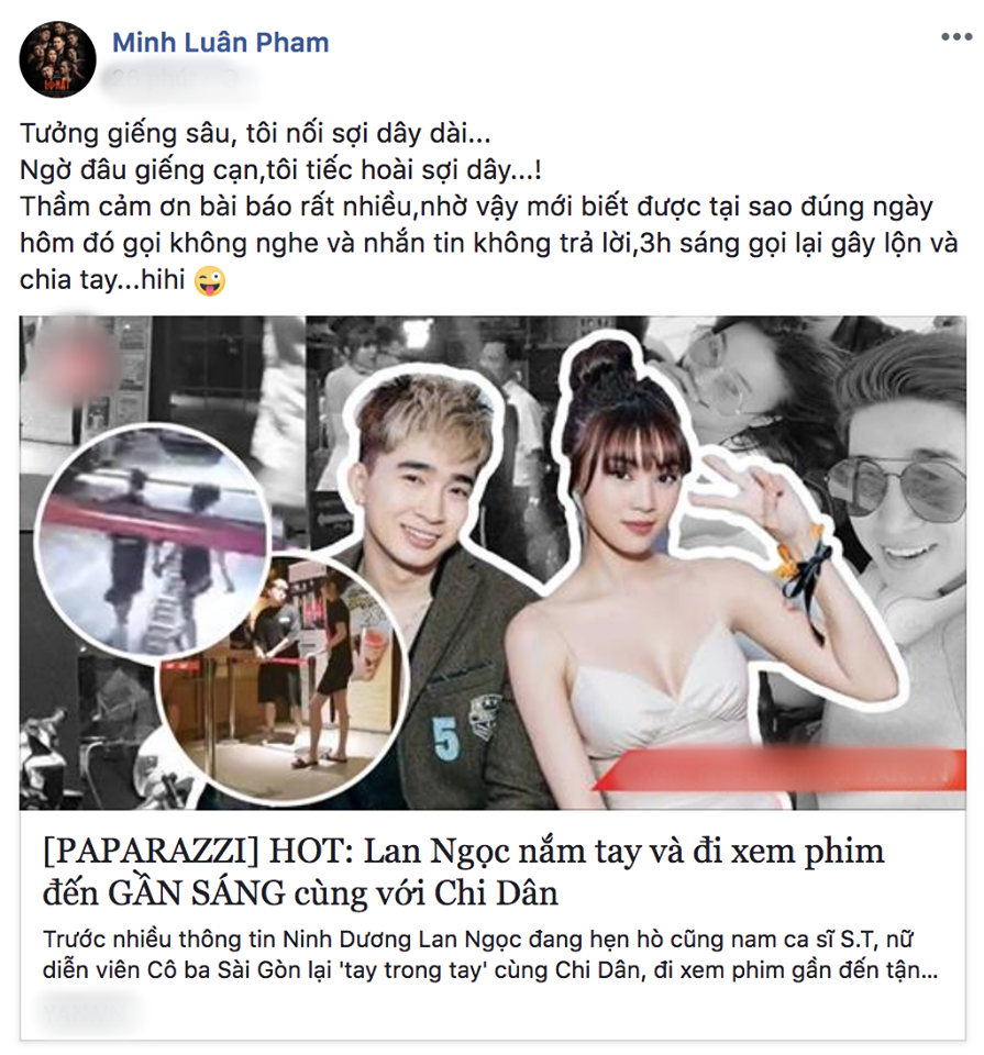 lan ngoc chia tay minh luan vi yeu chi dan, nguoi trong cuoc noi gi? hinh anh 1