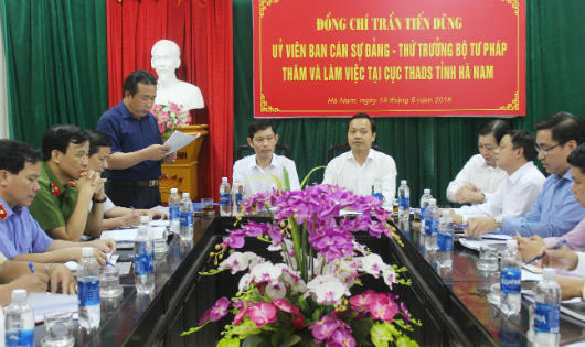 Thi hành án dân sự Hà Nam: Cần tiếp tục làm tốt công tác phối hợp