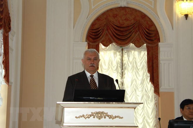 St. Petersburg kỷ niệm 95 năm ngày Chủ tịch Hồ Chí Minh đến Nga