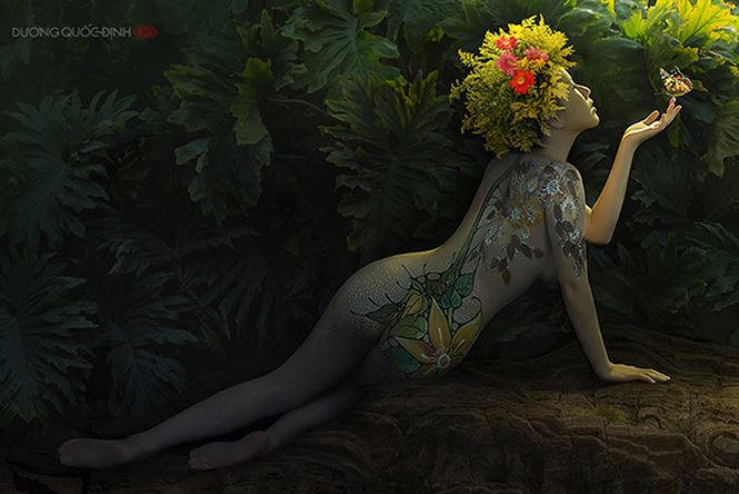 Những hot girl làm mẫu body painting đình đám nhất hiện nay - ảnh 7