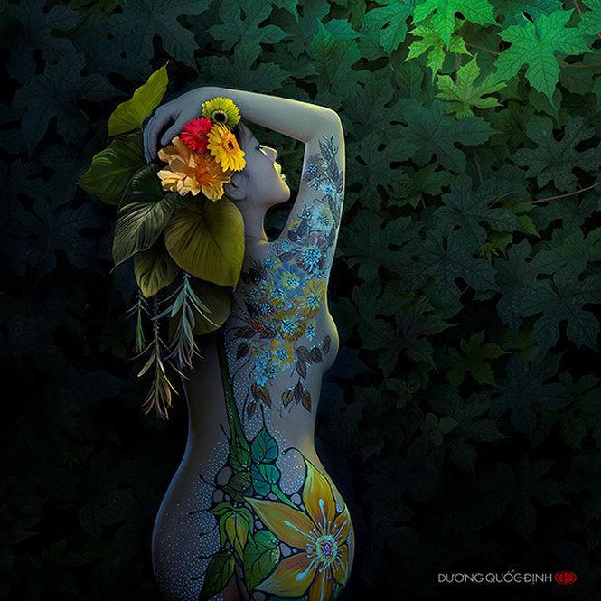 Những hot girl làm mẫu body painting đình đám nhất hiện nay - ảnh 10