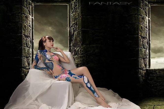 Những hot girl làm mẫu body painting đình đám nhất hiện nay - ảnh 3