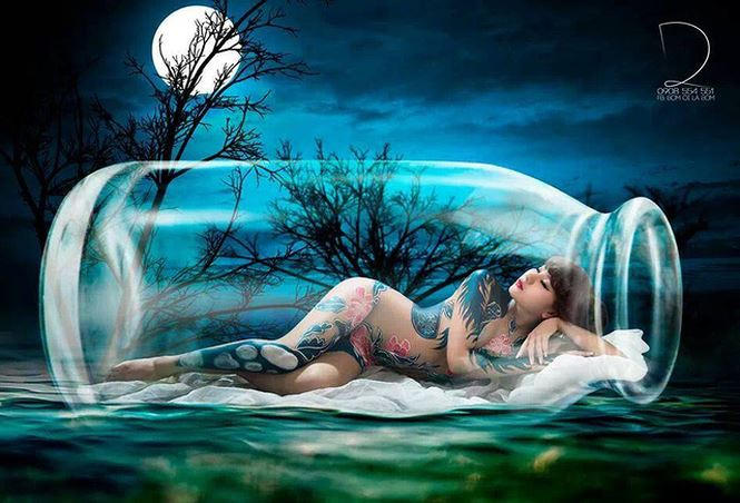 Những hot girl làm mẫu body painting đình đám nhất hiện nay - ảnh 2