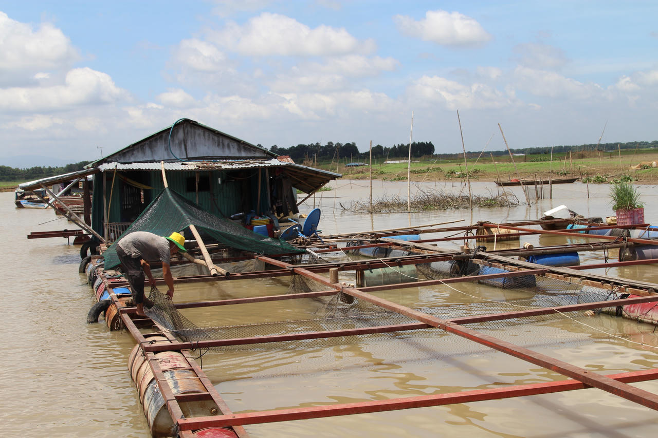 Xác xơ làng cá bè La Ngà