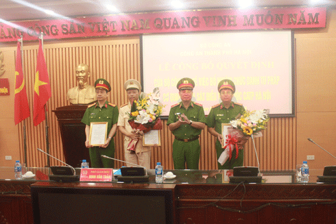 Triển khai loạt quyết định về nhân sự của Bộ Công an