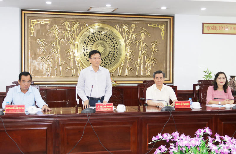 Bộ trưởng Lê Thành Long: Tư pháp góp phần phát triển kinh tế - xã hội Bạc Liêu