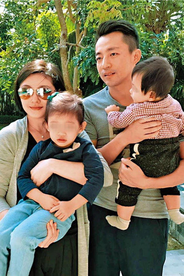 Vợ chồng Từ Hy Viên đi nghỉ dưỡng cùng hai bảo bối.