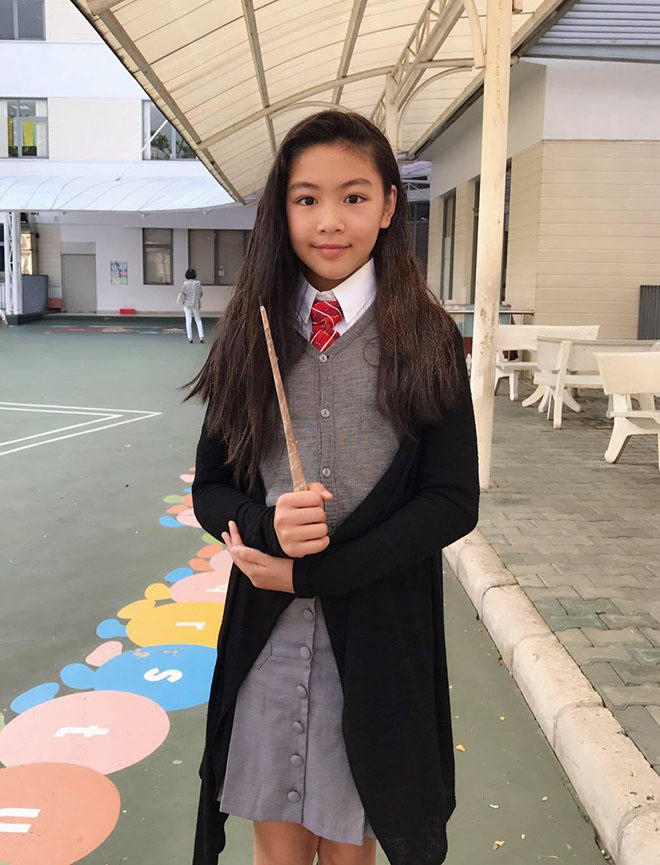 con gai mc quyen linh ra dang thieu nu xinh dep, duoc goi la hoa hau tuong lai hinh anh 9