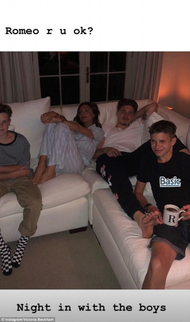  Vợ chồng Beckham là những người của gia đình và vì thế trang cá nhân của 2 người tràn ngập hình ảnh con cái 