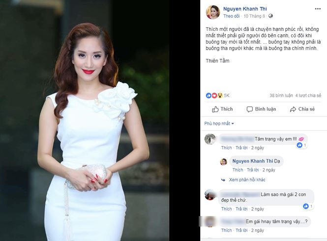 Khánh Thi liên tục đăng tải status buồn bã và muốn buông bỏ tình yêu? - ảnh 2