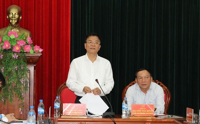 Bộ trưởng Lê Thành Long làm việc với Thường trực Tỉnh ủy và Cục THADS Quảng Trị