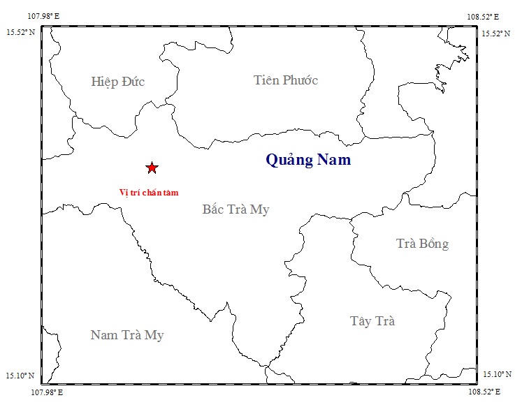Động đất tại Quảng Nam