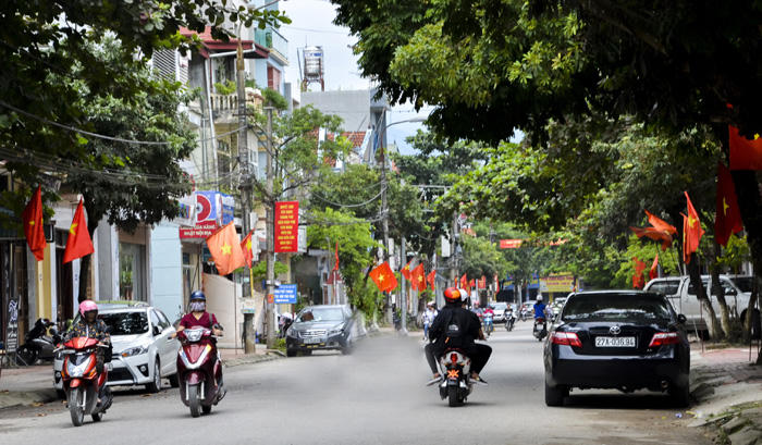 Ðiện Biên Phủ rợp sắc cờ đỏ sao vàng mừng ngày 2/9