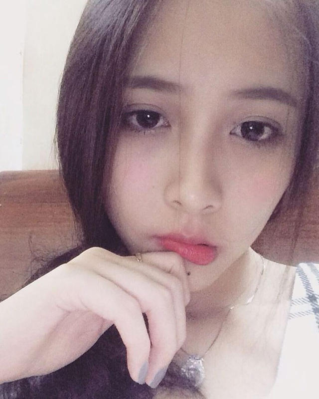 Hình ảnh cô bạn xinh xắn mà Minh Vương công khai bày tỏ tình cảm.