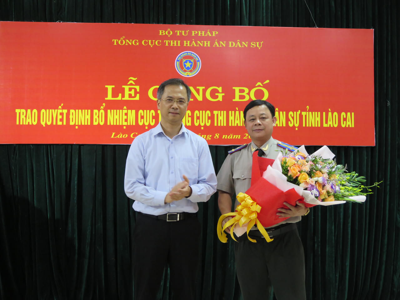 Bổ nhiệm tân Cục trưởng Cục THADS tỉnh Lào Cai