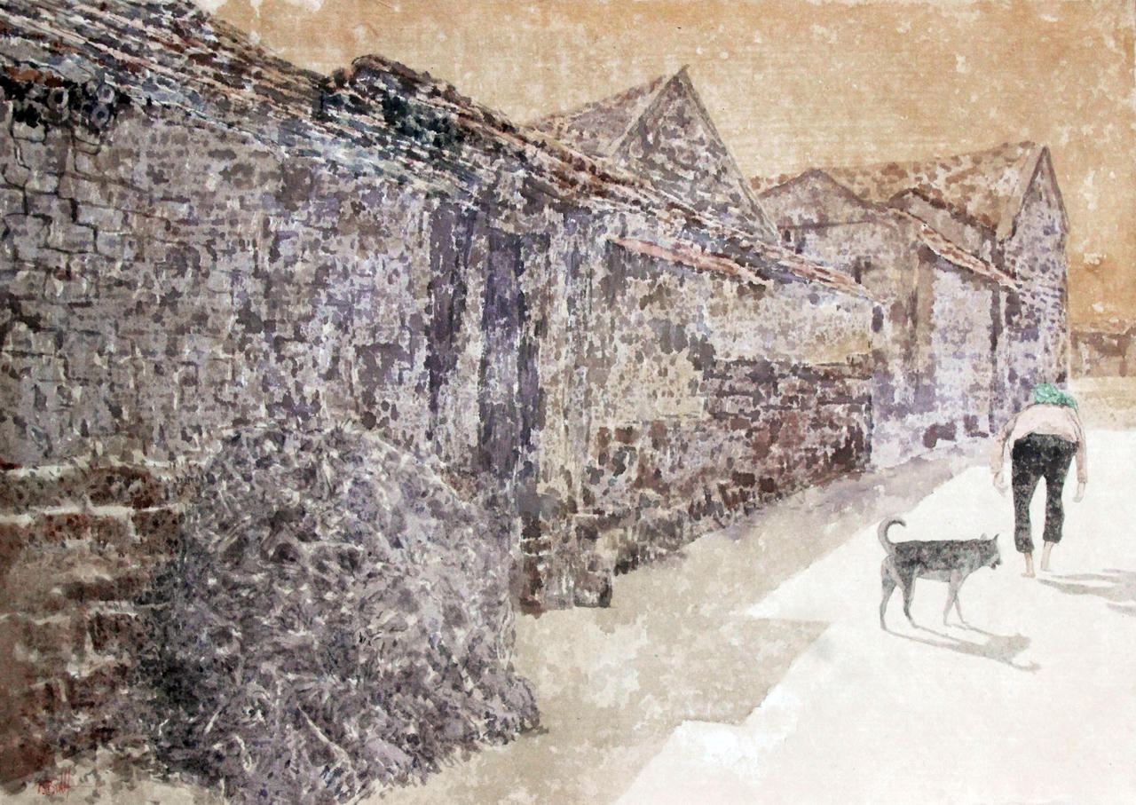 Lạ thường nỗi mê đắm của họa sĩ Vũ Thái Bình với giấy dó 