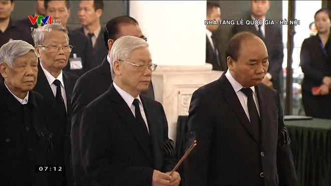 Cử hành trọng thể Quốc tang nguyên Tổng Bí thư Đỗ Mười