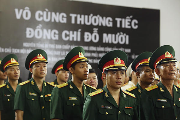 Long trọng tiễn biệt cố Tổng Bí thư Đỗ Mười về nơi an giấc ngàn thu...