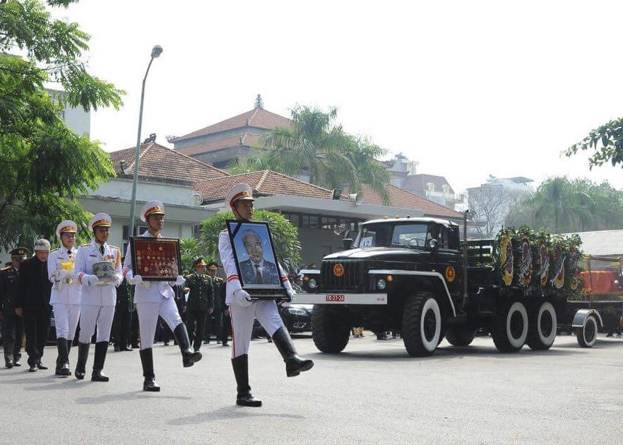 Long trọng tiễn biệt cố Tổng Bí thư Đỗ Mười về nơi an giấc ngàn thu...