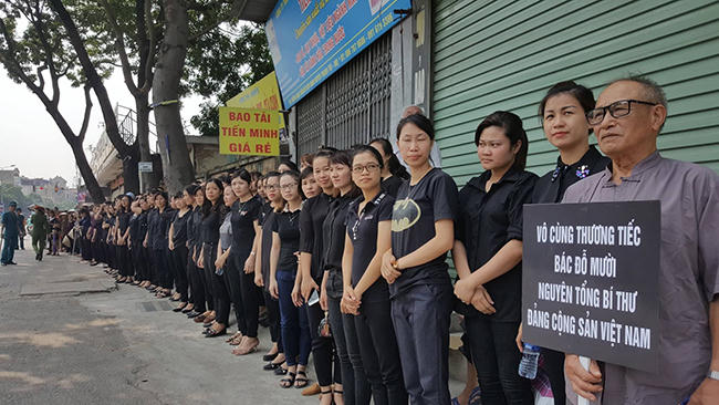 Long trọng tiễn biệt cố Tổng Bí thư Đỗ Mười về nơi an giấc ngàn thu...