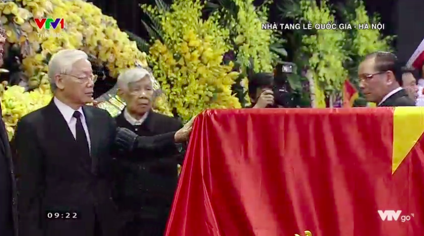 Long trọng tiễn biệt cố Tổng Bí thư Đỗ Mười về nơi an giấc ngàn thu...